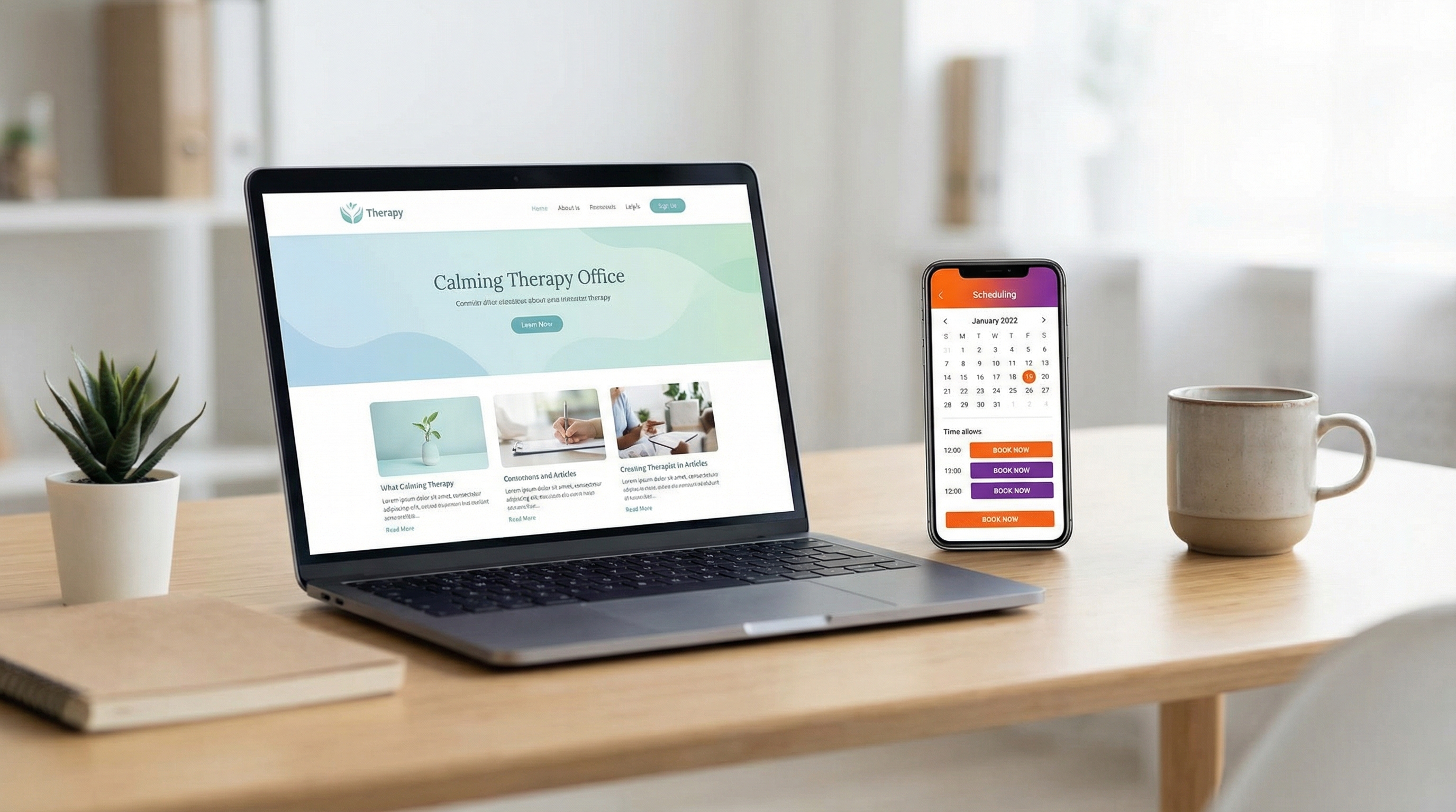 Don't Confuse a Booking App With a Website: Why Your Therapy Practice Needs Both in 2026